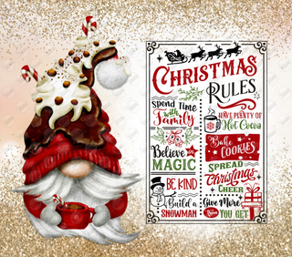 Gnomes Christmas Rules Tumbler