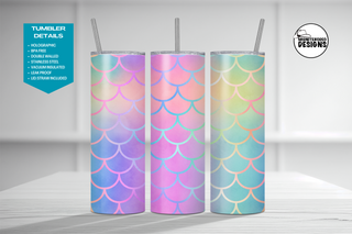 Colorful Mermaid Tumbler Collection