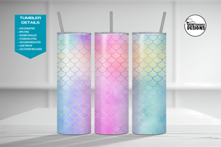 Colorful Mermaid Tumbler Collection