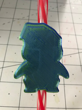 Baby Oogie - Straw Topper (3D Print - multi colored - up to 50mm)