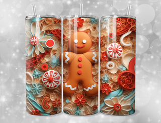 Gingerbread Man Tumbler - Version 1