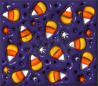 Candy corn on purple — watermarked full artwork
