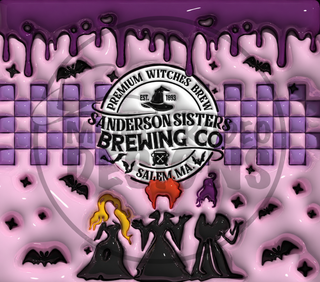 Witch Brewing: purple checkerboard — watermarked full artwork